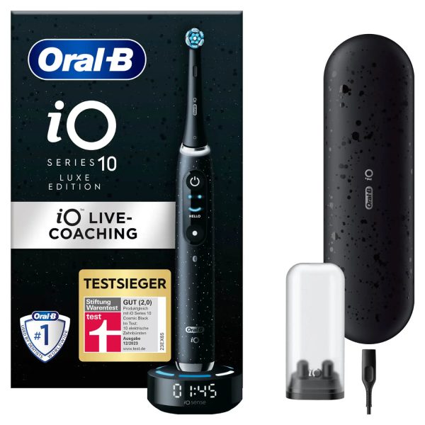 Oral-B Brosse à dents micro-vibrations iO Series 10 - Black Onyx