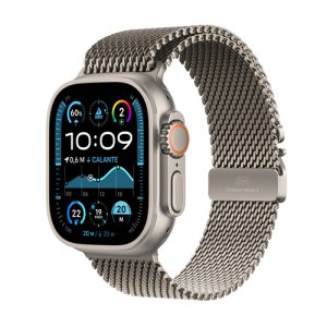 Apple Watch Ultra 2 Natural Titanium Milanese Loop Natural L (MX5T3FD/A) - Gray