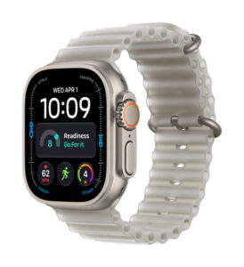 Apple Watch Ultra 4 Natural Titanium Grey Ocean Band