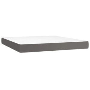 vidaXL materasso a molle insacchettate 180 x 200cm - White/Gray