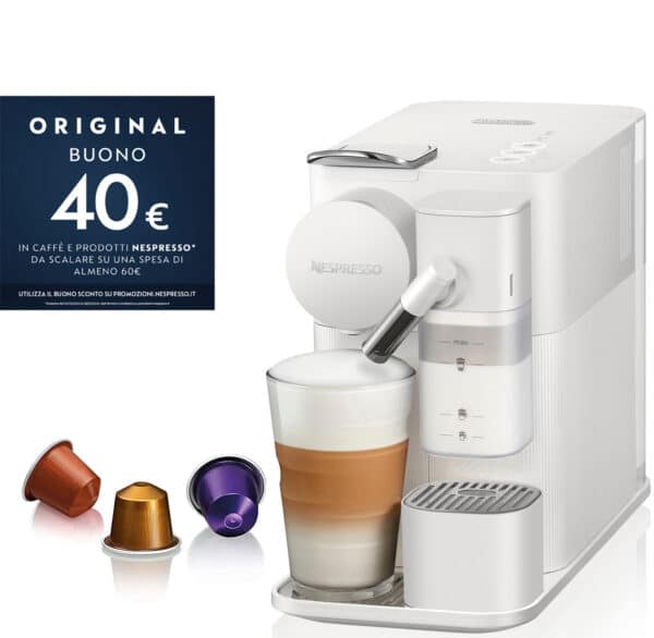 De'Longhi coffee machine Nespresso New Lattissima One EN510.W White