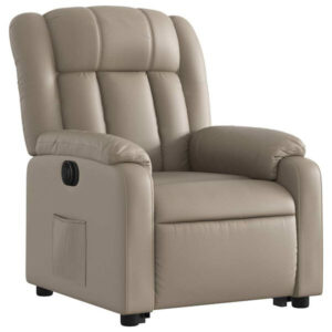 vidaXL poltrona relax alzapersona (3205284) - Cappuccino Brown