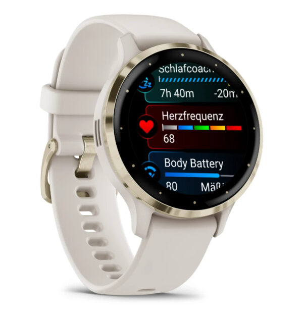GARMIN Smartwatch Venu 3S Ivory/Softgold