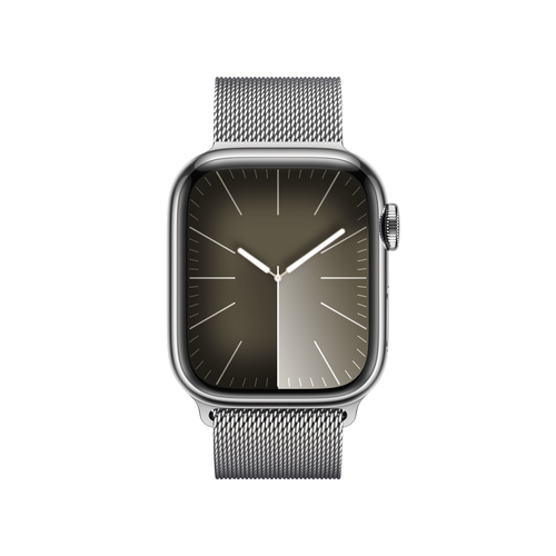 Apple Watch Series 9 41mm LTE Milanaise Loop Silver
