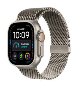 Apple Watch Ultra 4 Nature Titanium Milanese Loop L